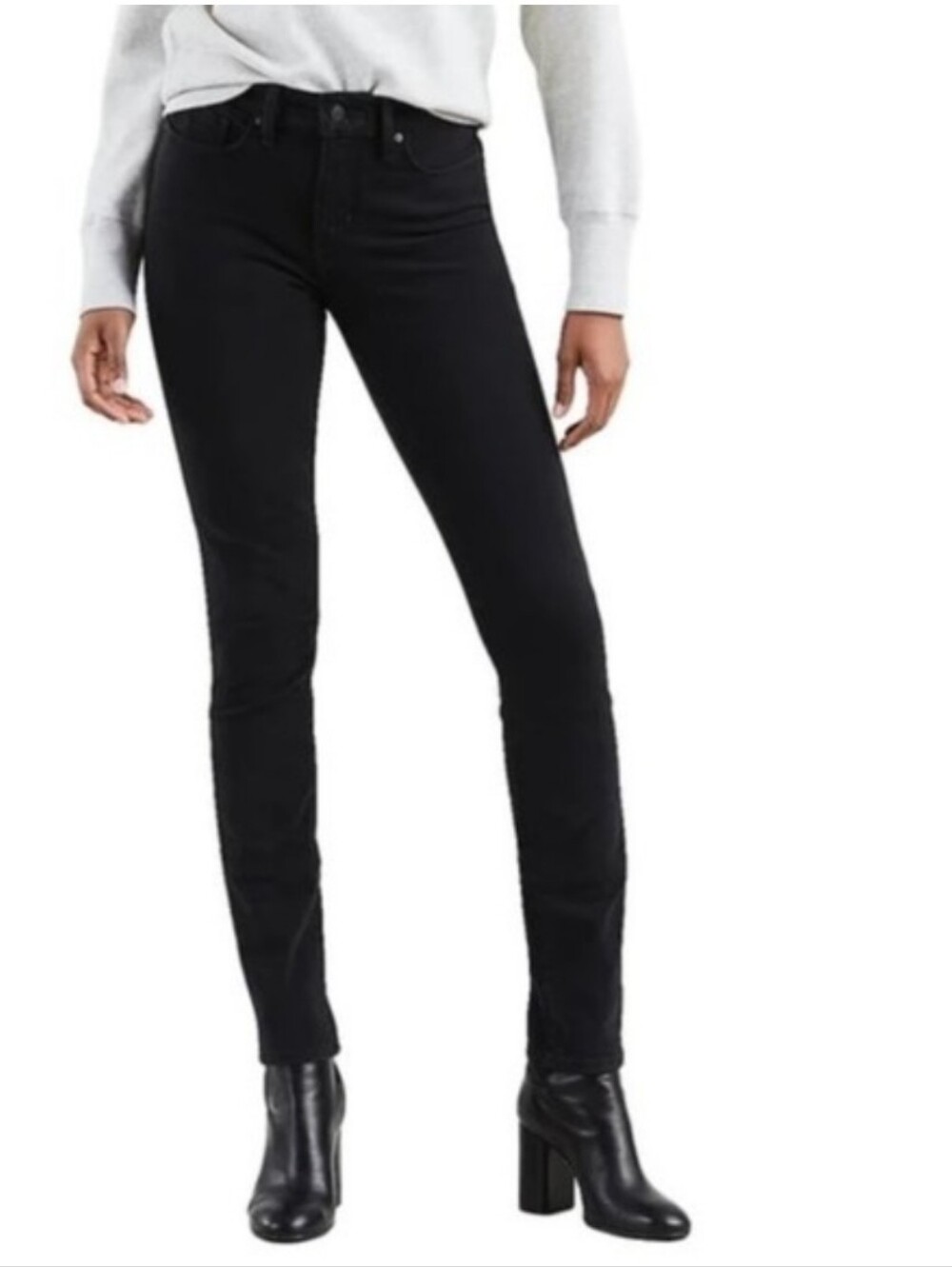𝅺LEVI'S 311 Shaping Skinny Women's Jeans in Soft Black Size 26
